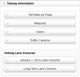 Tollway Information tools